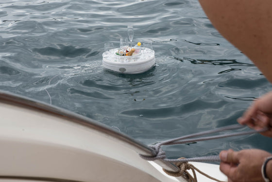 Floating Ice Bucket and Cupholder