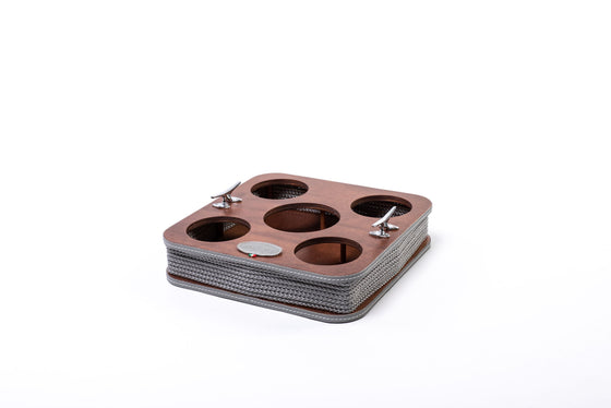 Tray with Built-In Cupholders