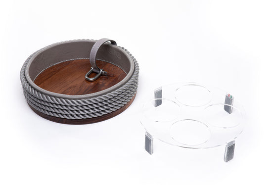 Medium Round Tray with Cupholders