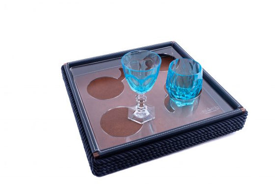 Square Tray with Cupholders