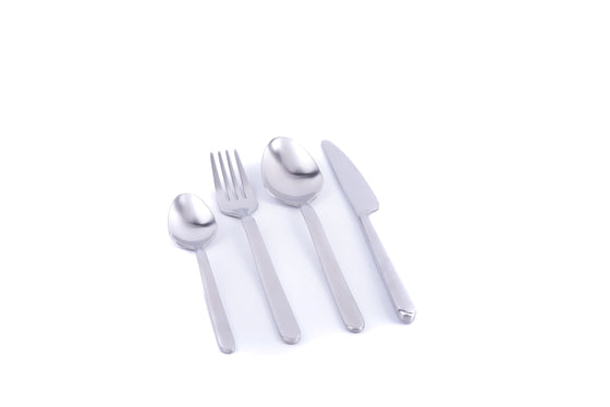 Satin Steel Cutlery - 16 pcs -